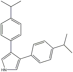 3,4-Bis(p-isopropylphenyl)-1H-pyrrole 구조식 이미지