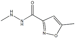 N',5-Dimethyl-3-isoxazolecarbohydrazide 구조식 이미지