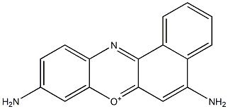 5,9-Diaminobenzo[a]phenoxazin-7-ium 구조식 이미지