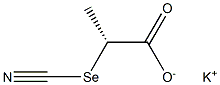 [R,(-)]-2-Selenocyanatopropionic acid potassium salt Structure