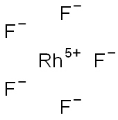 Rhodium(V) fluoride 구조식 이미지
