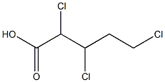 2,3,5-Trichlorovaleric acid Structure