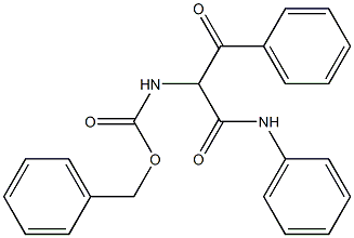 N-(Phenyl)-2-[[(benzyloxy)carbonyl]amino]-2-benzoylacetamide Structure