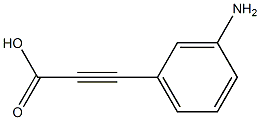 3-(3-Aminophenyl)propynoic acid 구조식 이미지