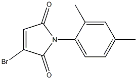 2,5-Dihydro-1-(2,4-dimethylphenyl)-3-bromo-1H-pyrrole-2,5-dione Structure