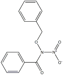 N-Nitro-N-benzyloxybenzamide 구조식 이미지