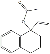 Acetic acid 1-vinyltetralin-1-yl ester 구조식 이미지