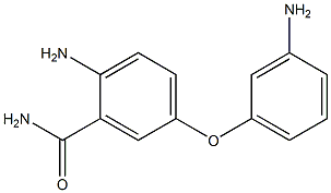 4-Amino-3-(aminocarbonyl)phenyl 3-aminophenyl ether Structure