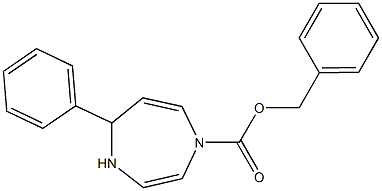 5-Phenyl-4,5-dihydro-1H-1,4-diazepine-1-carboxylic acid benzyl ester 구조식 이미지