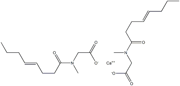 Bis[N-methyl-N-(4-octenoyl)glycine]calcium salt 구조식 이미지