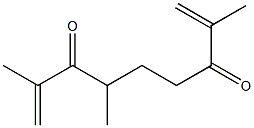 2,4,8-Trimethyl-1,8-nonadiene-3,7-dione Structure