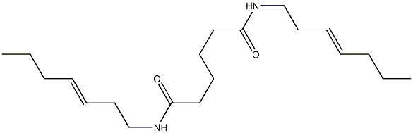 N,N'-Di(3-heptenyl)adipamide 구조식 이미지