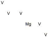 Pentavanadium magnesium Structure