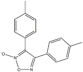 3,4-Bis(4-methylphenyl)-1,2,5-oxadiazole 2-oxide 구조식 이미지