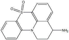 3-Amino-2,3-dihydro-1H-pyrido[3,2,1-kl]phenothiazine 7,7-dioxide Structure