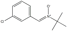 N-(3-Chlorobenzylidene)-1,1-dimethylethanamine oxide 구조식 이미지