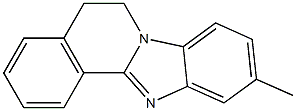5,6-Dihydro-10-methylbenzimidazo[2,1-a]isoquinoline Structure