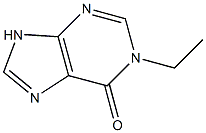 1-Ethyl-9H-purin-6(1H)-one 구조식 이미지