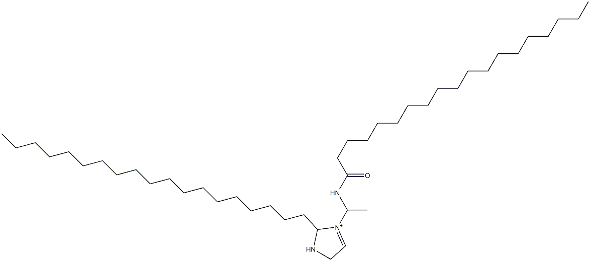 3-[1-(Nonadecanoylamino)ethyl]-2-nonadecyl-3-imidazoline-3-ium Structure