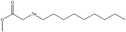 3-Telluradodecanoic acid methyl ester Structure