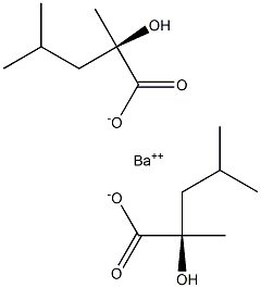 Bis[[R,(-)]-2-hydroxy-2,4-dimethylvaleric acid] barium salt 구조식 이미지