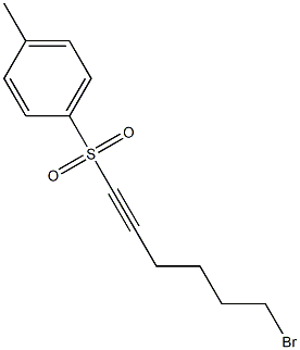 6-Bromo-1-[(4-methylphenyl)sulfonyl]-1-hexyne Structure