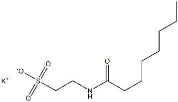 N-Capryloyltaurine potassium salt 구조식 이미지