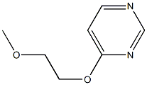 4-(2-Methoxyethoxy)pyrimidine 구조식 이미지