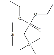 [Bis(trimethylsilyl)methyl]phosphonic acid diethyl ester Structure