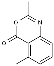 2-Methyl-5-methyl-4H-3,1-benzoxazin-4-one Structure