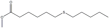 7-Thiadodecanoic acid methyl ester Structure