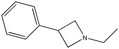 1-Ethyl-3-phenylazetidine Structure