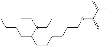 Methacrylic acid 7-(diethylamino)undecyl ester 구조식 이미지