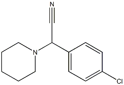 2-Piperidino-2-(4-chlorophenyl)acetonitrile 구조식 이미지