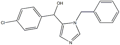 1-Benzyl-5-[(4-chlorophenyl)hydroxymethyl]-1H-imidazole Structure