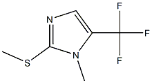 1-Methyl-2-(methylthio)-5-(trifluoromethyl)-1H-imidazole Structure