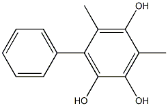 4,6-Dimethyl-3-phenylbenzene-1,2,5-triol Structure