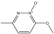 3-Methoxy-6-methylpyridazine 2-oxide Structure