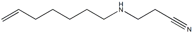 N-(2-Cyanoethyl)-6-heptenylamine 구조식 이미지