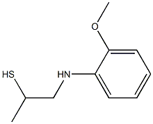 1-[(2-Methoxyphenyl)amino]propane-2-thiol 구조식 이미지