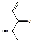 [S,(+)]-4-Methyl-1-hexen-3-one Structure