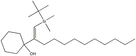 1-[1-[(E)-tert-Butyldimethylsilylmethylene]undecyl]cyclohexanol Structure