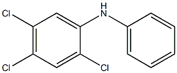 2,4,5-Trichlorophenylphenylamine 구조식 이미지