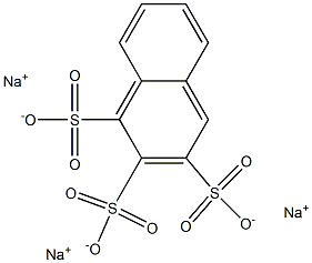 Sodium naphthalene trisulfonate 구조식 이미지