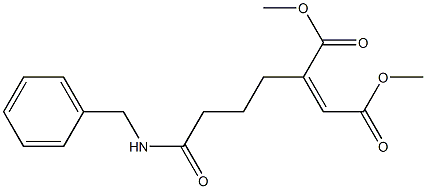 N-Benzyl-5,6-bis(methoxycarbonyl)-5-hexenamide 구조식 이미지