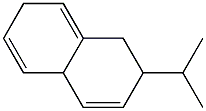 1,2,4a,7-Tetrahydro-2-isopropylnaphthalene Structure