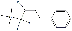 1,1-Dichloro-4-phenyl-1-trimethylsilyl-2-butanol Structure