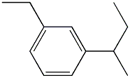 1-Ethyl-3-sec-butylbenzene 구조식 이미지