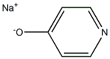 Sodium pyridine-4-olate 구조식 이미지