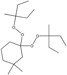 3,3-Dimethyl-1,1-bis(1-ethyl-1-methylpropylperoxy)cyclohexane Structure